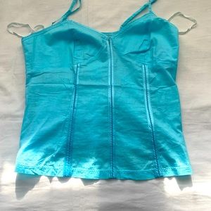70/80s cropped tank top